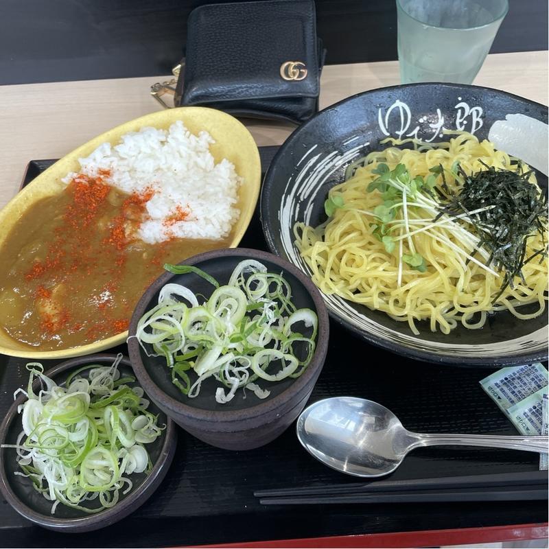 ミニカレー　ざる中華(ゆで太郎 越谷大間野町店 )