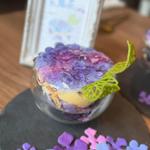 紫陽花パフェ(CAFE&BAR RIGID)