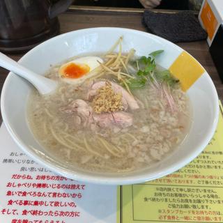 塩生姜らー麺 コッテリ(塩生姜らー麺専門店MANNISH 淡路町本店)