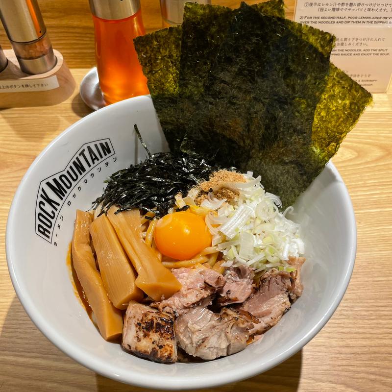 海老まぜそば・海苔(海老つけ麺専門店 ROCK MOUNTAIN 表参道店)