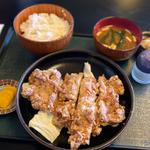 山賊焼定食(ほっとして ざわ 塩尻駅店 )