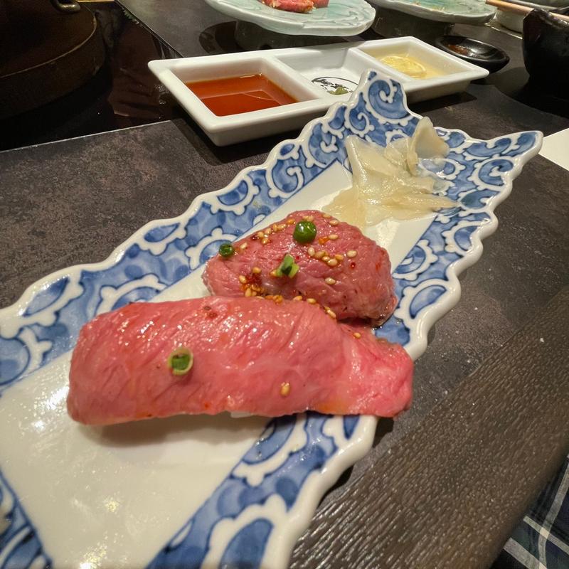 飛騨牛にぎり（馬喰ランチ）(飛騨牛一頭家 馬喰一代 名古屋栄)