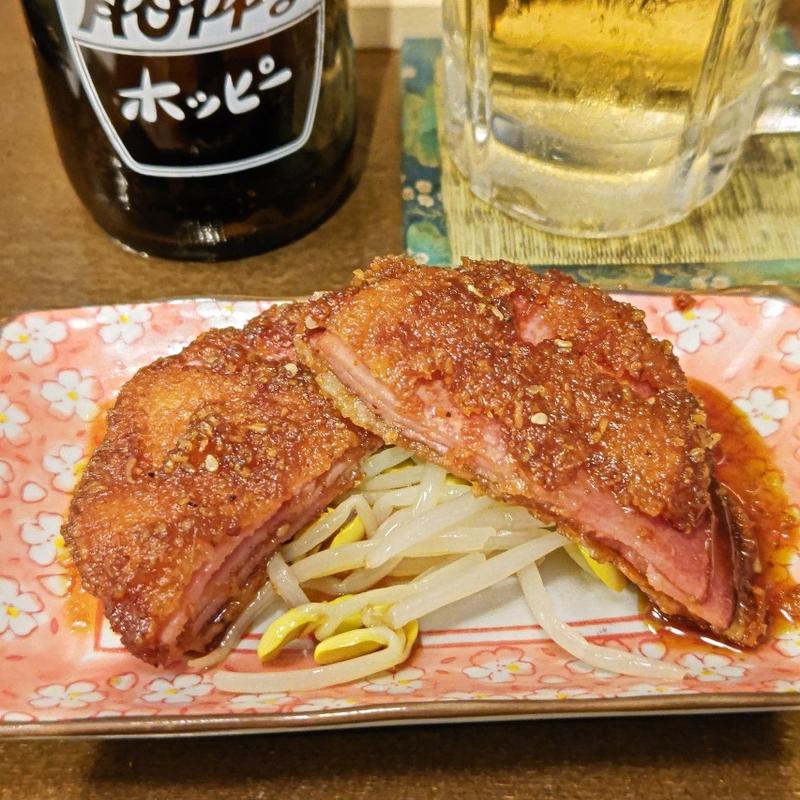 ハムカツ(せんごく酒場)