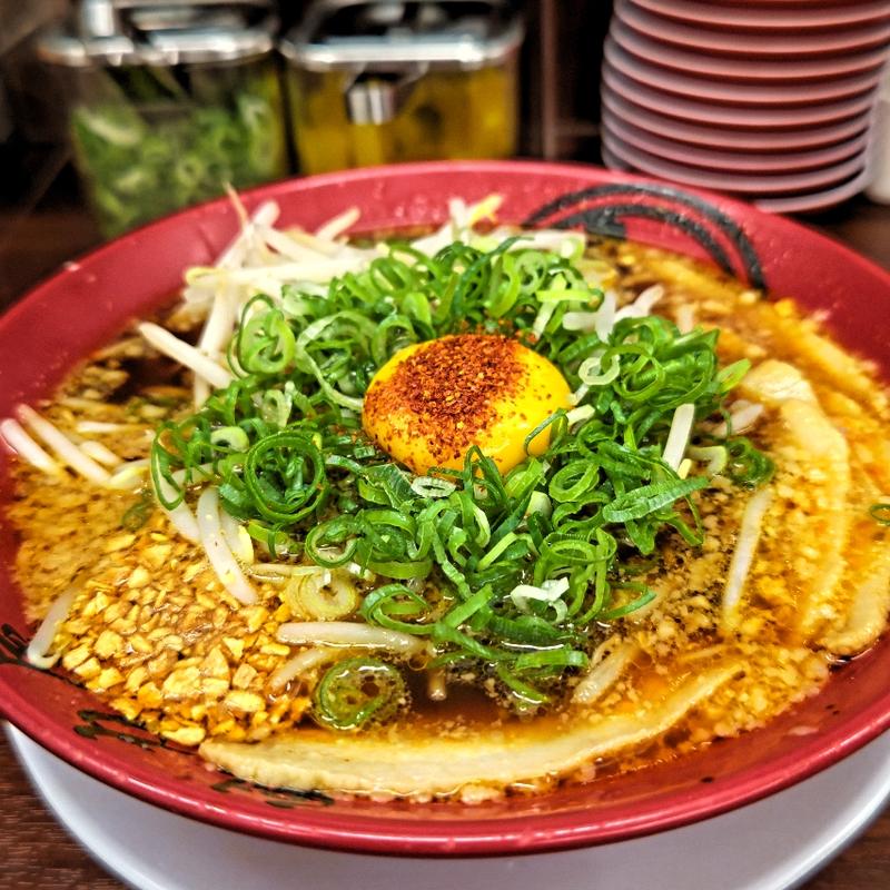 背脂スタミナらぁめん(京都北白川ラーメン魁力屋 弘明寺店)