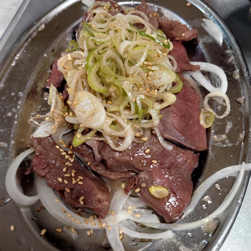 ネギ塩タンハツ(大衆めし とん平食堂 柏店)