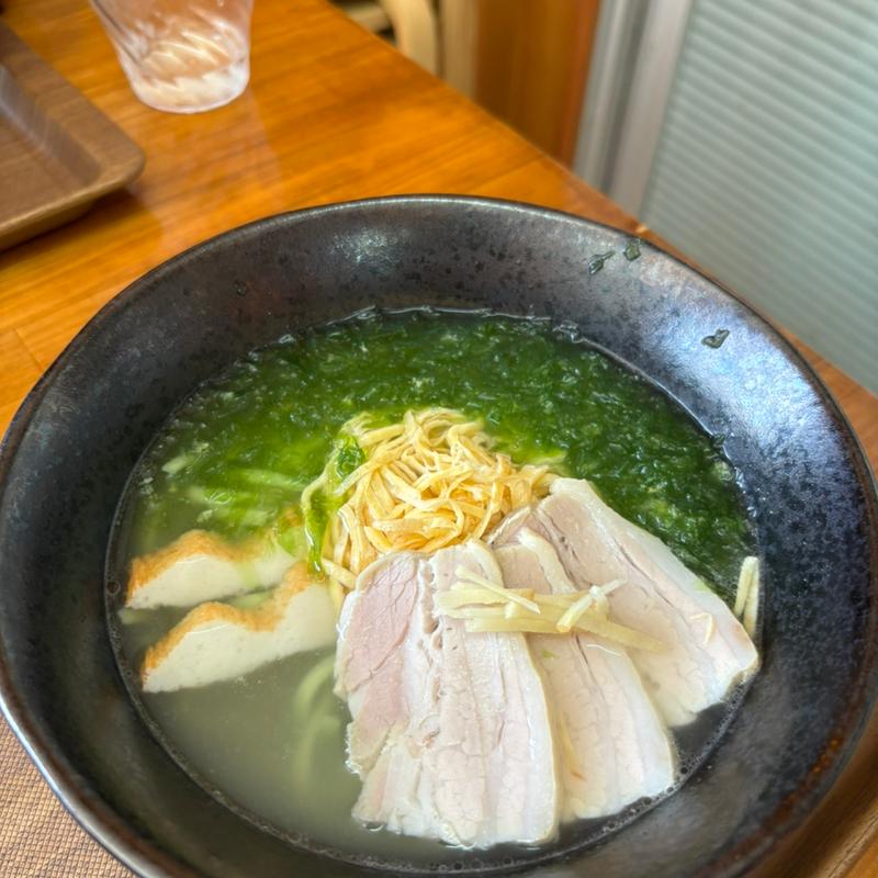 鰹塩アーサーそば(宮古島荷川取漁港 みなと食堂
)