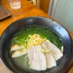 鰹塩アーサーそば