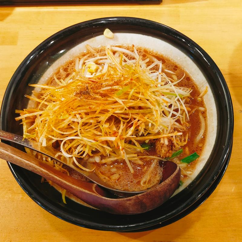 赤ネギ味噌ラーメン(味噌ラーメン専門店 日月堂 新座店)