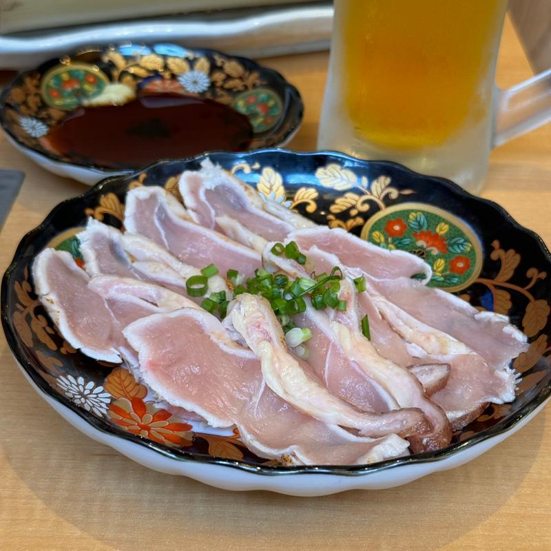 鶏のたたき(鶏焼肉とホルモン てっちゃん)