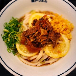 牛肉レモンぶっかけうどん(瀬戸うどん 西新橋二丁目店)