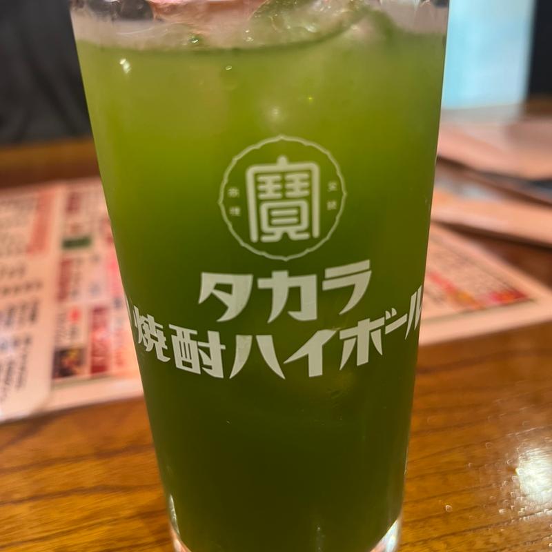 宇治抹茶の緑茶ハイ(麒麟ビヤホール （キリンビヤホール）)