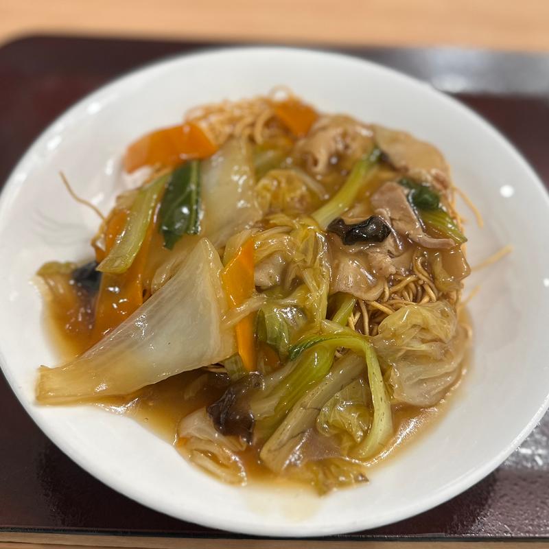 五目あんかけ焼きそば(西安餃子 NEOPASA静岡上り店 （シーアンギョウザ）)