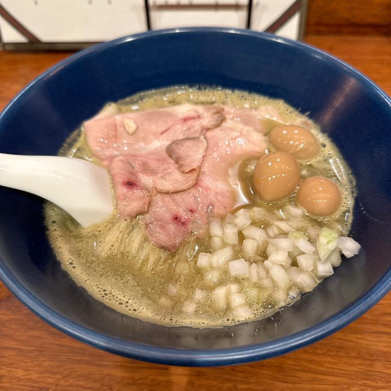 煮干し蕎麦　うずら味玉トッピング(横濱丿貫)