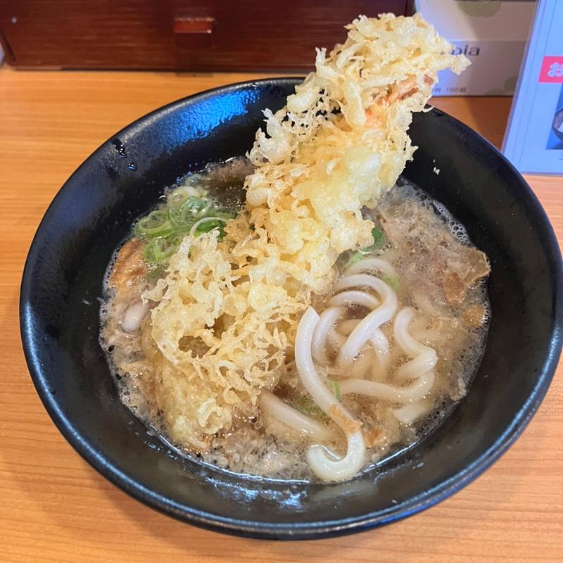 天ぷらかすうどん(加寿屋 藤井寺本店 （かすうどん KASUYA）)