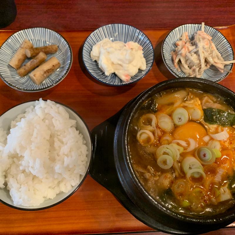 豚キムチチゲ定食(禅)