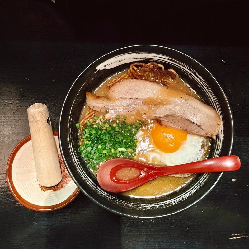 目玉焼麺(焼麺 劒 高田馬場本店)