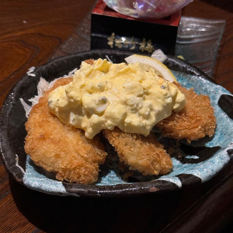 長崎松浦漁港のアジフライ(鮮魚・浜焼き・活貝・海鮮丼 えびす市場 原店)