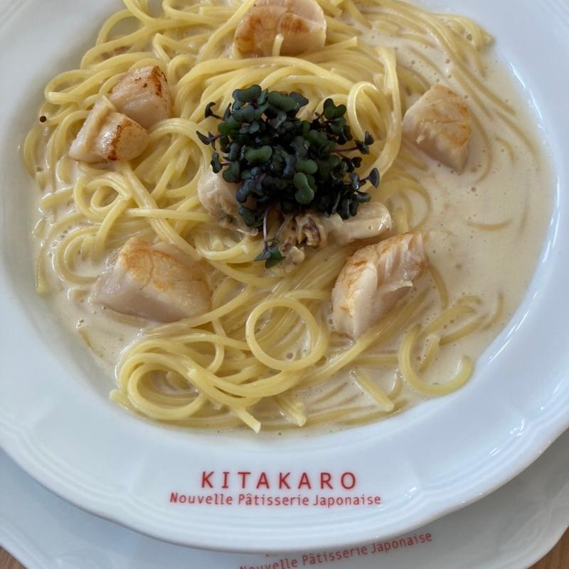 野付の帆立のスパゲッティ(北菓楼札幌本館)