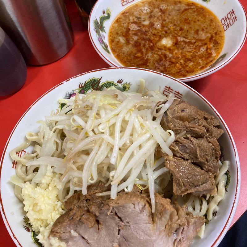ラー油のつけ麺 並 (ラーメン二郎  京都店)
