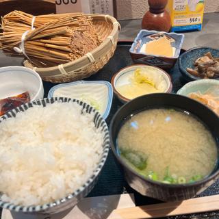 藁納豆定食