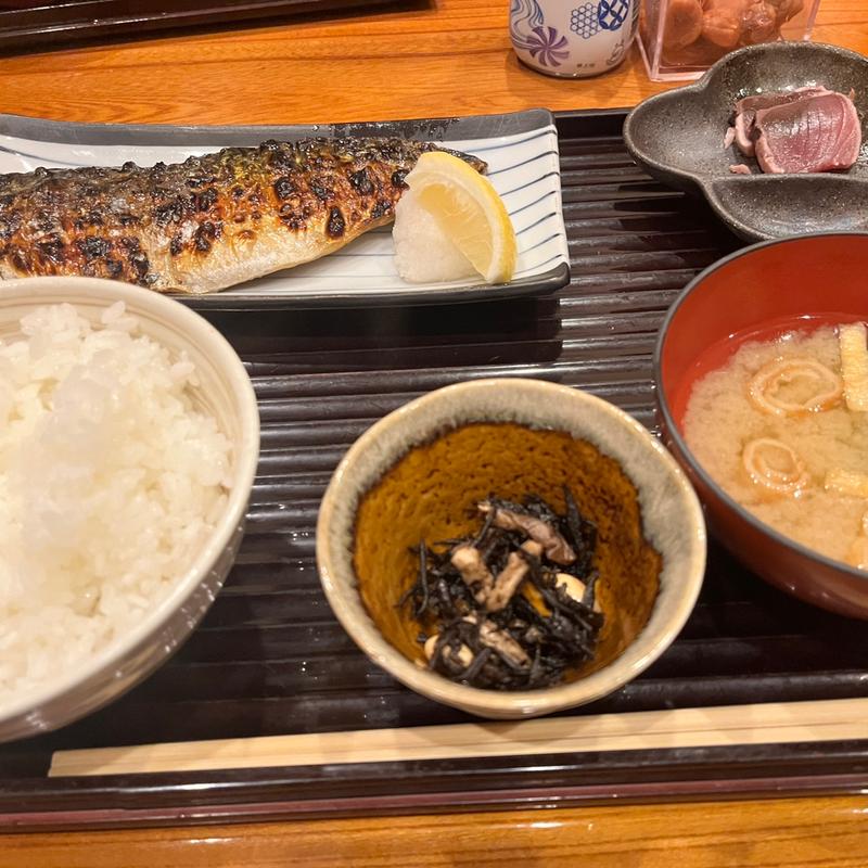 とろ鯖定食(和食とお酒 きいろ 青山店)