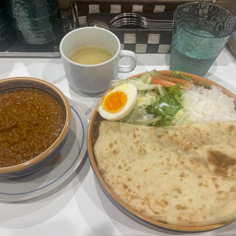 Bランチキーマ(インドカレー フジヤ)