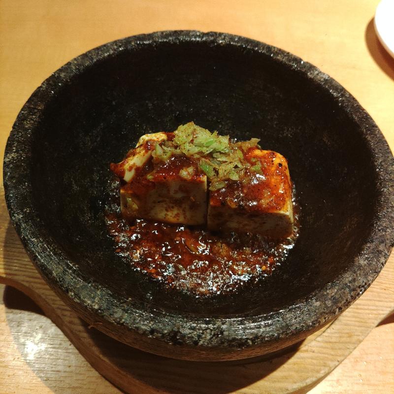 焼肉屋の四川風麻婆豆腐(焼肉きんぐ 水沢店)