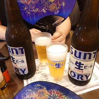 瓶ビール　大瓶(やきとり福茂)