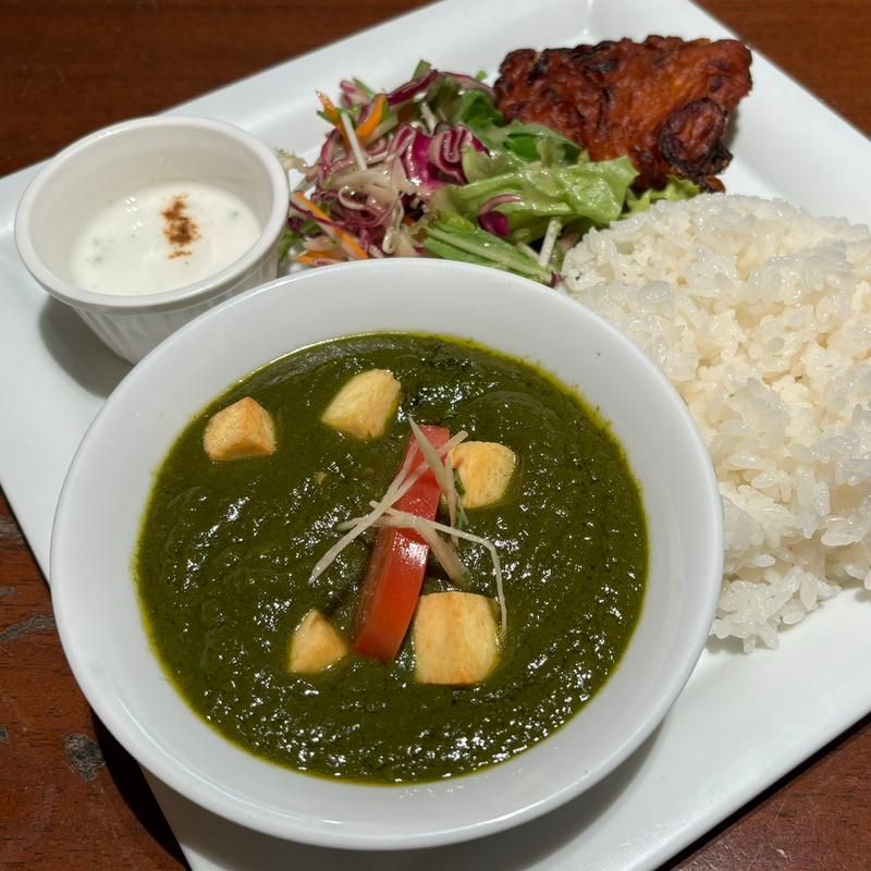 パラックパニールカレーセット(シターラダイナー エキュート品川店(SITAARA DINER))