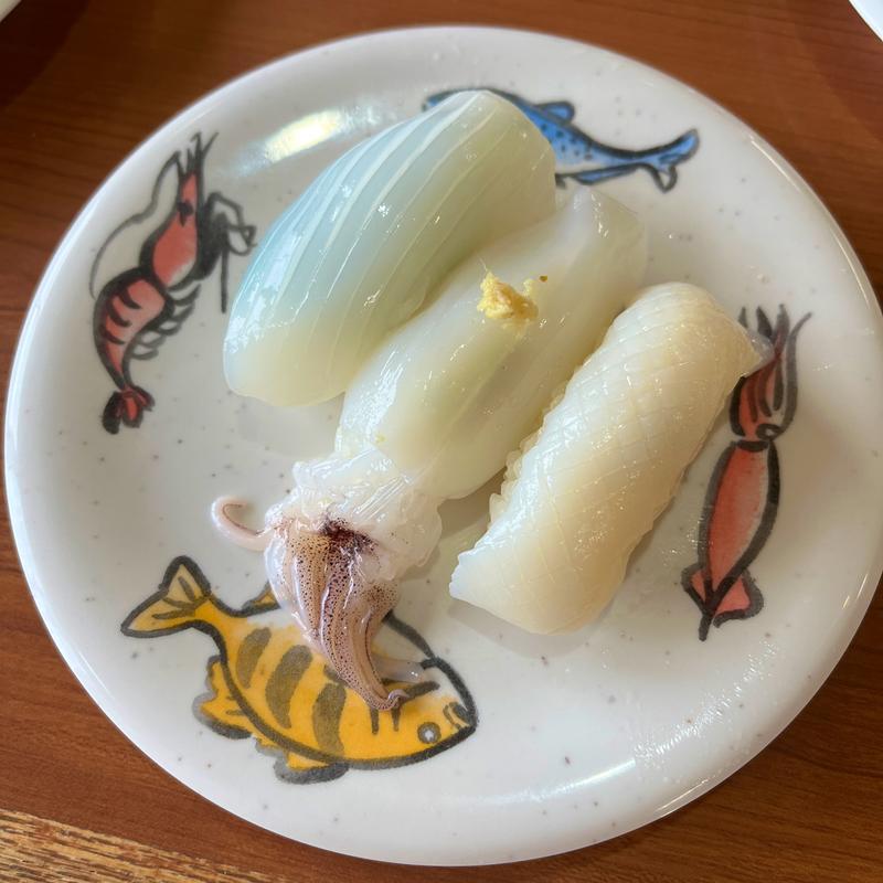 3種イカ盛り(海転すし誠 中条店 （かいてんすしせい）)