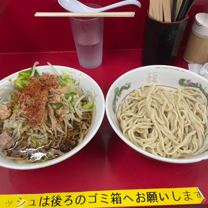 麺半分豚一枚　つけ麺(ラーメン二郎 越谷店)