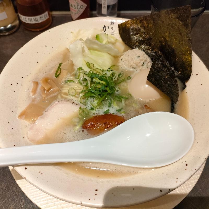 特製濃熟鶏そば(鶏そばかぐら屋 上野御徒町店)
