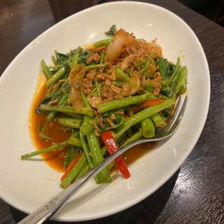 空芯菜ブラチャン炒め(マレーアジアンクイジーン)
