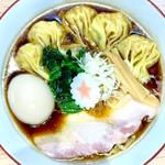 ワンタン麺 味玉(横濱中華そば 上星商店)