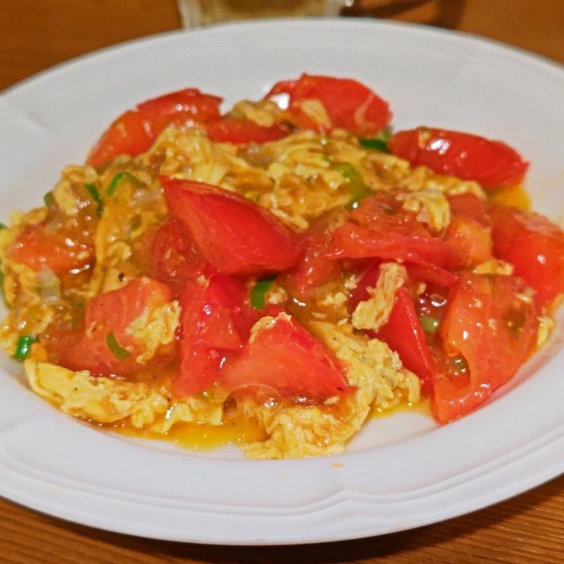 トマトと卵の炒め物(関内餃子軒)