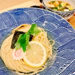 昆布水のつけ麺(らぁ麺貝晴(ＫＡＩＳＥＩ))