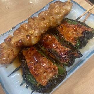 ピーマン肉詰め(鳥竹総本店)