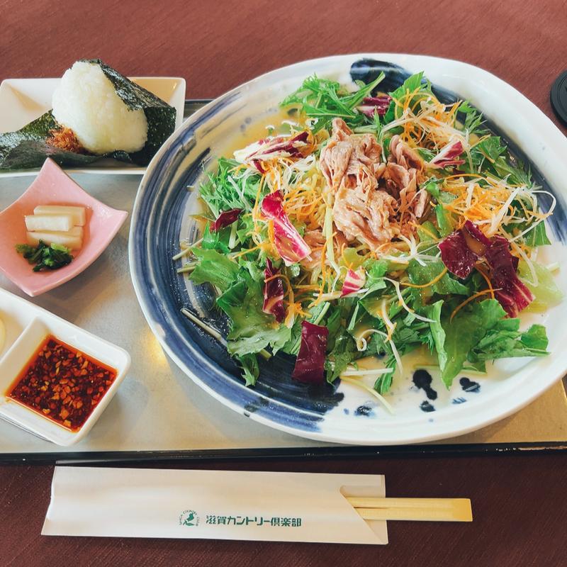 ピリ辛牛しゃぶ冷麺(滋賀カントリー倶楽部レストラン )