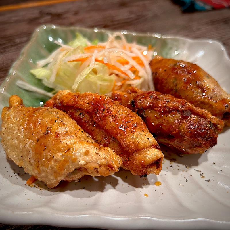 鶏皮餃子(酒場OSO)