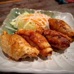 鶏皮餃子