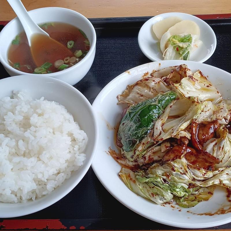 回鍋肉定食(すいけん)