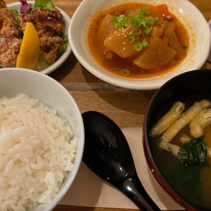 2種盛りおかず定食(どいちゃん 本店 )