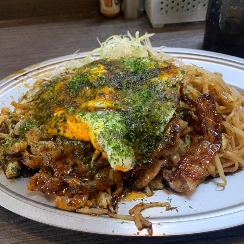 ソース焼きそば　イカエビ入り(神保町やきそばみかさ　本店)