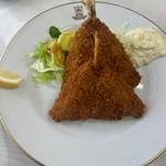 ミックスフライ(かすご鯛、鯵)(洋食入舟)