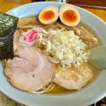 手打ちチャーシュー中華そば(細麺変更)＋味玉(中華そば 香十)