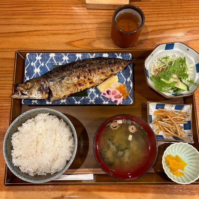 特大金華さば定食(割烹　米三つ)