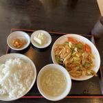 豚肉長ネギ炒め