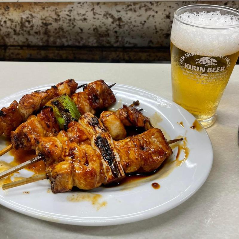 やき鳥(正肉)(もつ焼き 江戸っ子)
