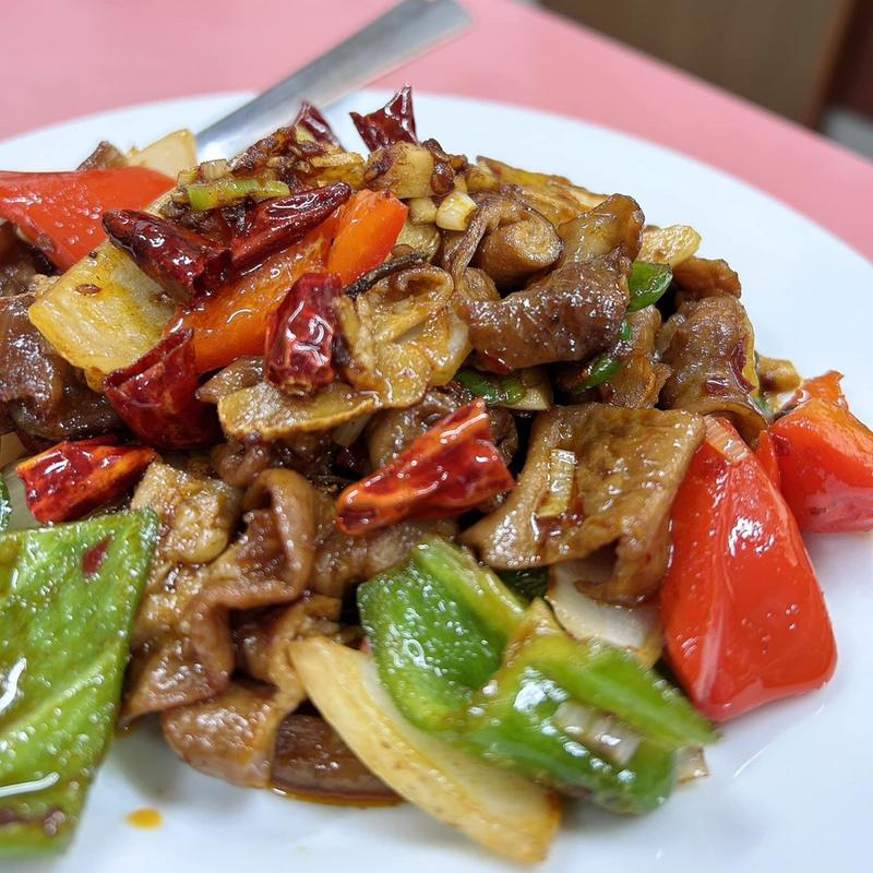 モツの四川風炒め(中国料理四川亭 )