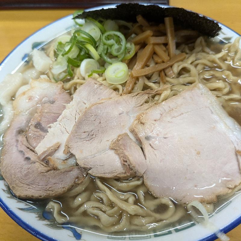中華そば大盛 油ぽく(ケンちゃんラーメン 三川店 )